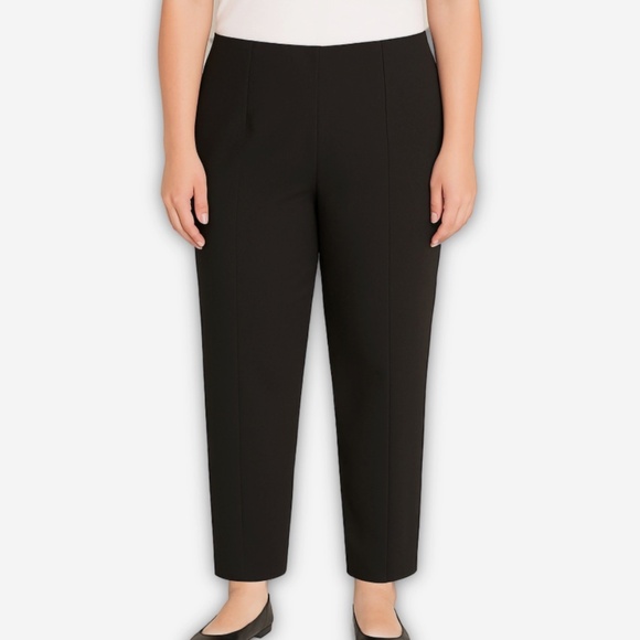 J.Jill Pants Black Stretch Cropped Tapered Slim Fit Classic Comfort 28 - Picture 1 of 6